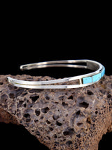 Native American Zuni Turquoise Inlay Bracelet