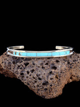 Native American Zuni Turquoise Inlay Bracelet