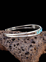 Native American Zuni Turquoise Inlay Bracelet