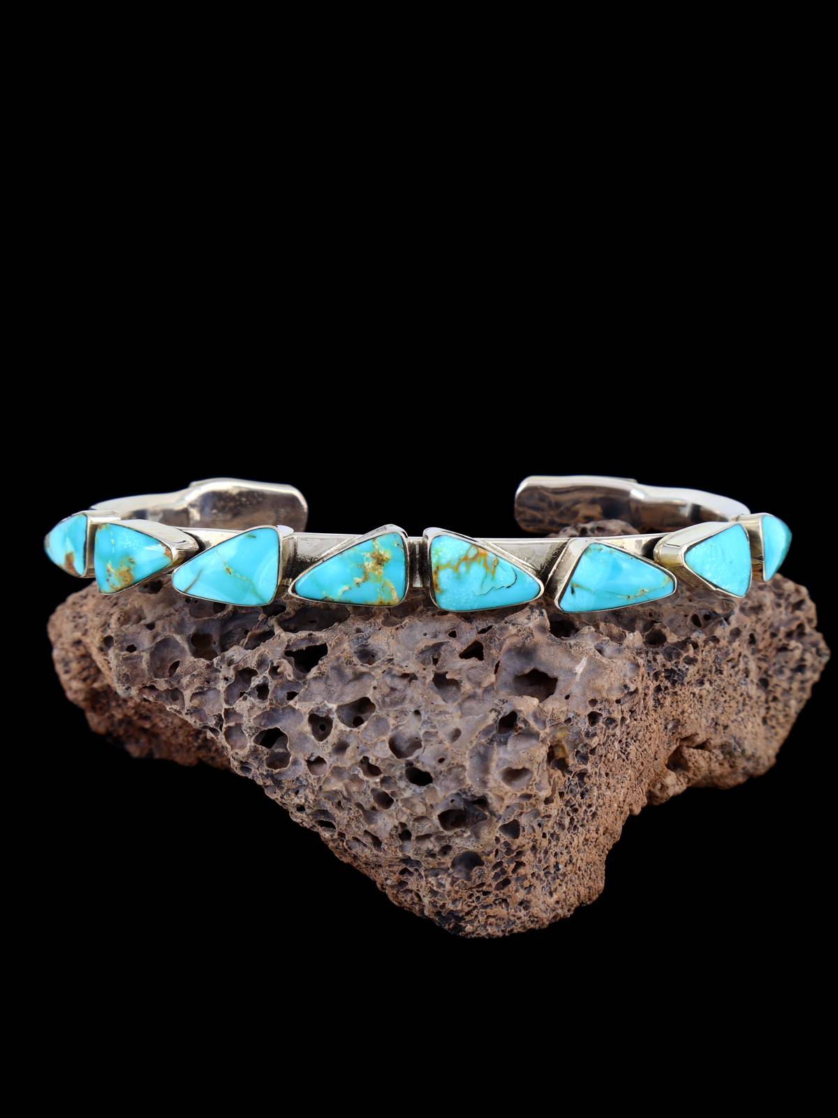 Navajo Turquoise Sterling Silver Cuff Bracelet