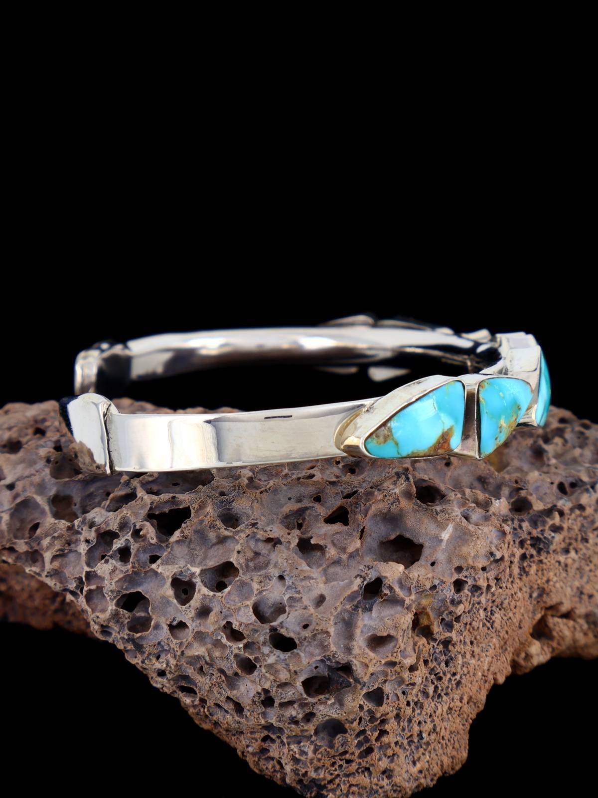 Navajo Turquoise Sterling Silver Cuff Bracelet