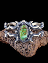 Brazalete de plata de ley turquesa de oro navajo de Sonora