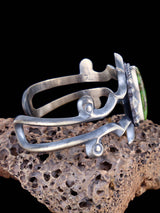 Navajo Emerald Valley Turquoise Sterling Silver Cuff Bracelet