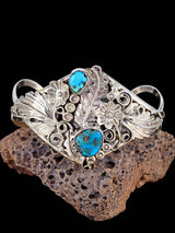 Navajo Turquoise Sterling Silver Cuff Bracelet