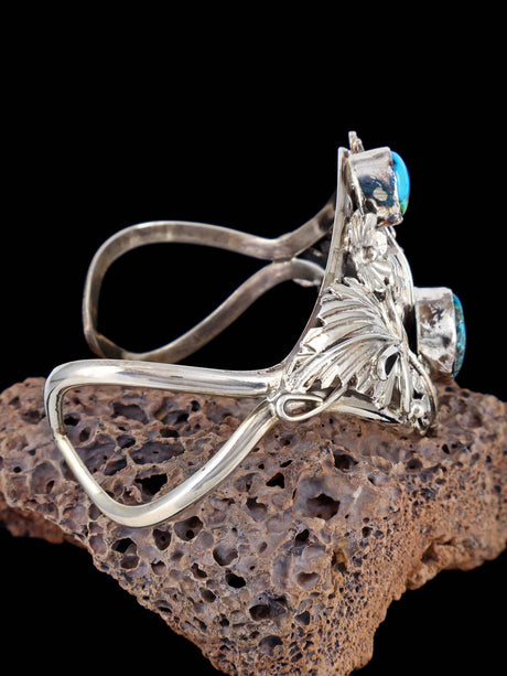 Navajo Turquoise Sterling Silver Cuff Bracelet