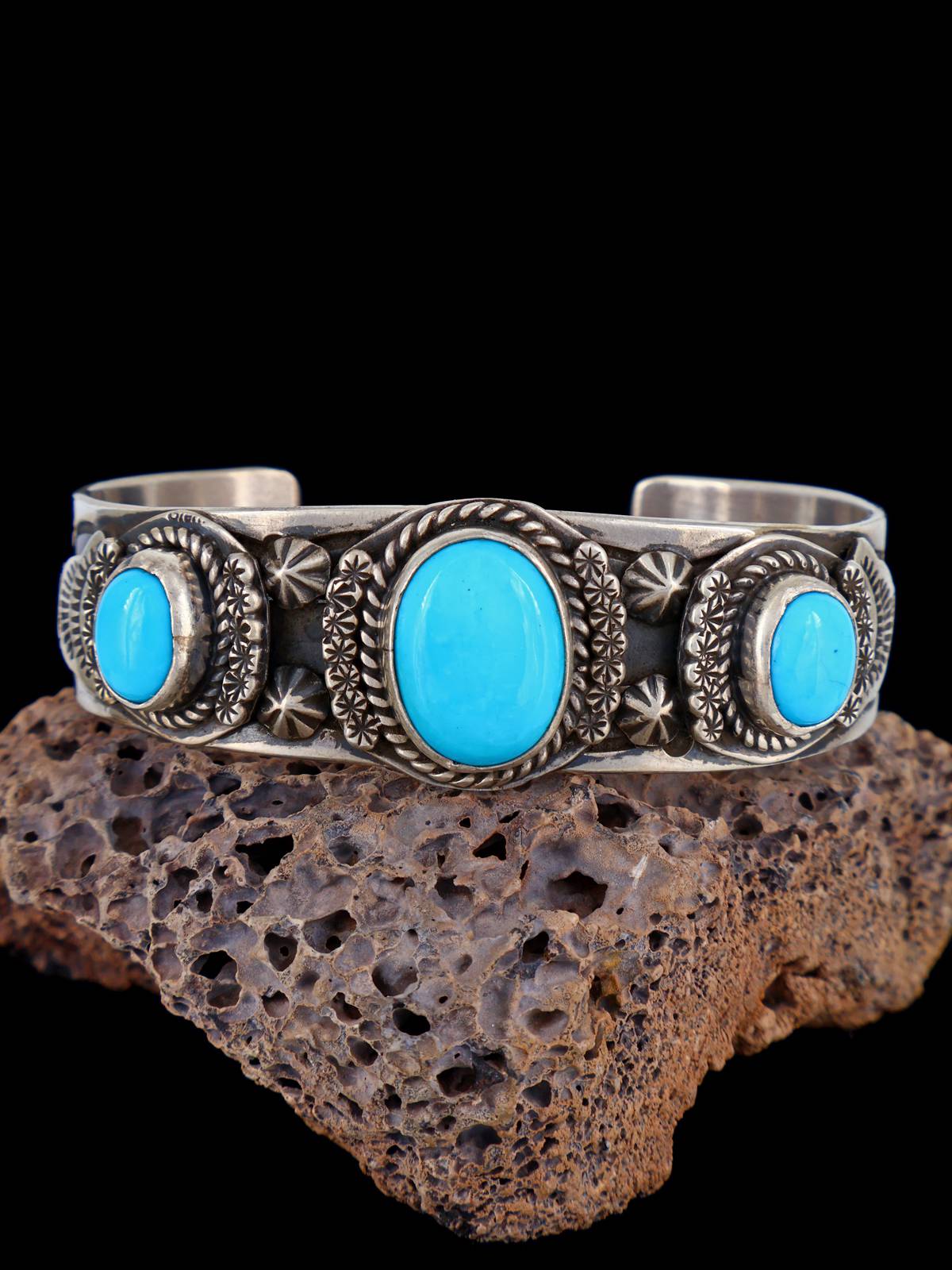 Native American Jewelry Sleeping Beauty Turquoise Cuff Bracelet