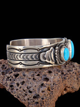 Native American Jewelry Sleeping Beauty Turquoise Cuff Bracelet