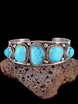 Native American Jewelry Kingman Turquoise Cuff Bracelet