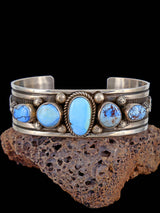 Native American Jewelry Natural Golden Hill Turquoise Cuff Bracelet