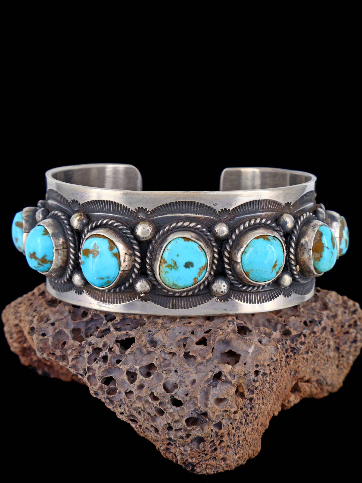 Native American Jewelry Royston Turquoise Cuff Bracelet