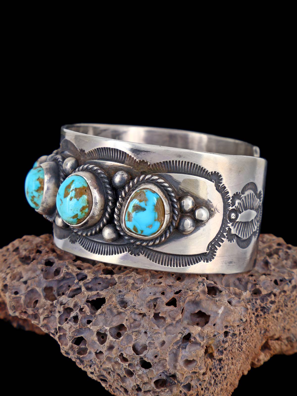 Native American Jewelry Royston Turquoise Cuff Bracelet