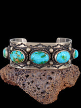 Native American Jewelry Sonoran Gold Turquoise Cuff Bracelet