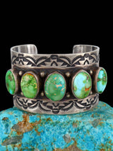 Native American Jewelry Sonoran Gold Turquoise Cuff Bracelet