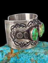 Native American Jewelry Sonoran Gold Turquoise Cuff Bracelet