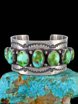 Native American Jewelry Sonoran Gold Turquoise Cuff Bracelet