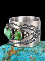 Native American Jewelry Sonoran Gold Turquoise Cuff Bracelet
