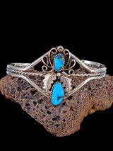 Navajo Turquoise Sterling Silver Cuff Bracelet