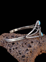 Bracelet manchette Navajo Turquoise en argent sterling