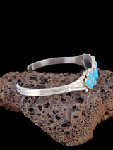 Sterling Silver Turquoise Zuni Inlay Bracelet