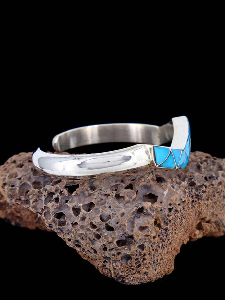 Native American Zuni Turquoise Inlay Bracelet