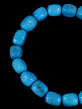 Navajo Turquoise Stretch Bracelet - PuebloDirect.com