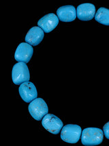 Navajo Turquoise Stretch Bracelet - PuebloDirect.com