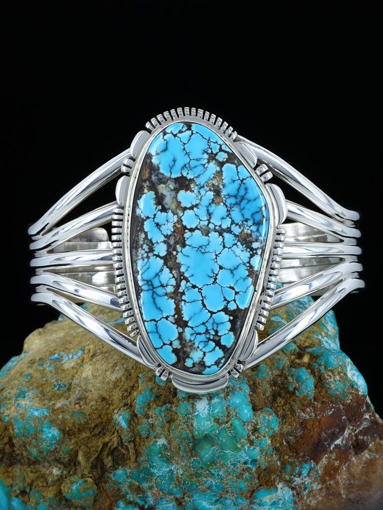 Native American Jewelry Natural Cloud Mountain Cuff Bracelet - PuebloDirect.com