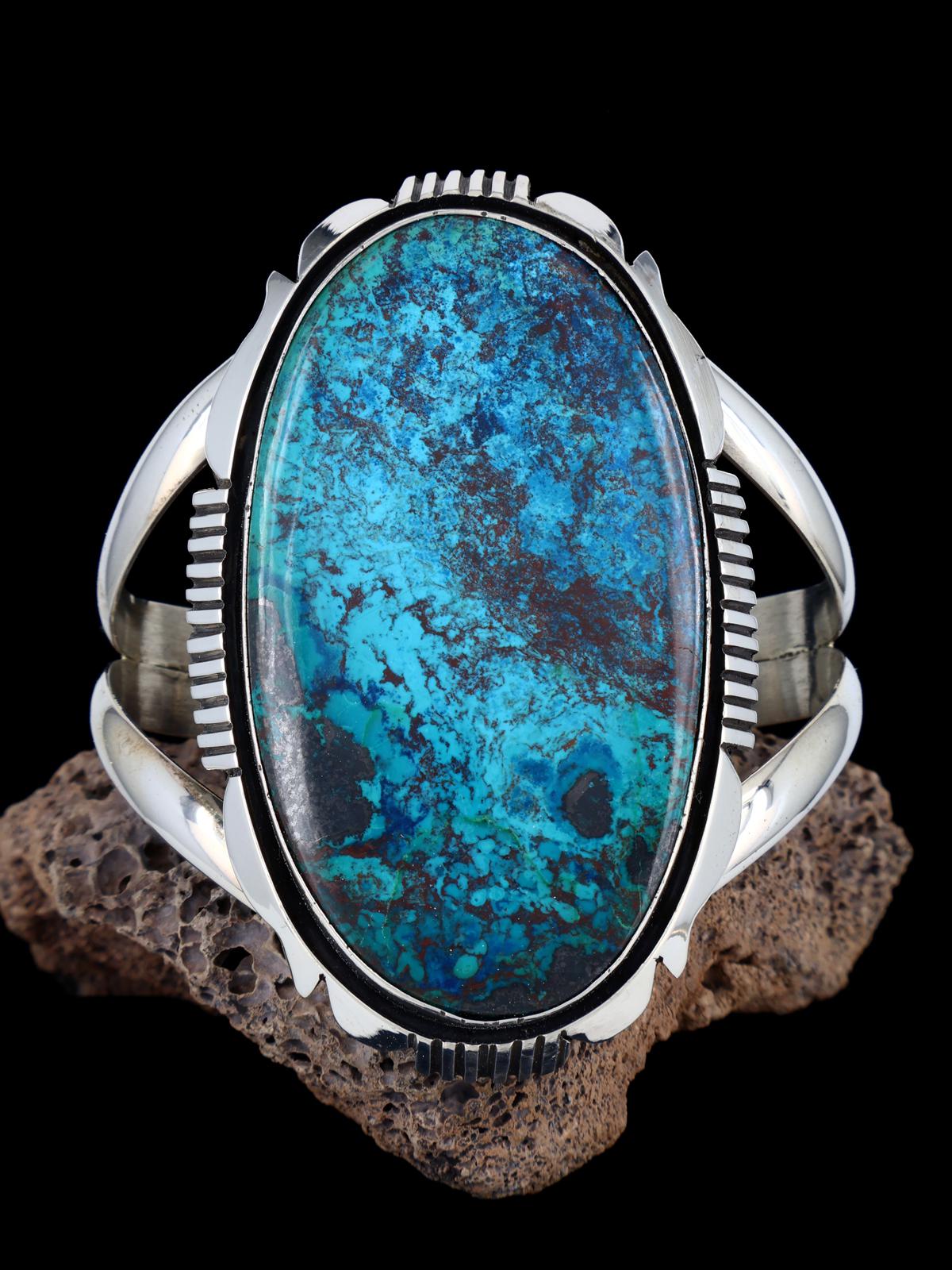 Native American Shattuckite Sterling Silver Cuff Bracelet - PuebloDirect.com