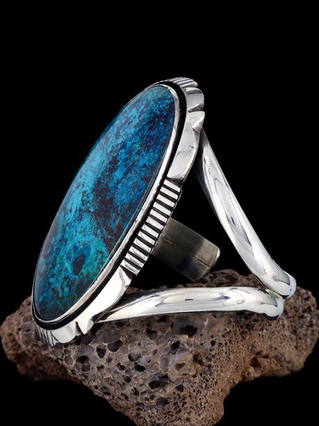 Native American Shattuckite Sterling Silver Cuff Bracelet - PuebloDirect.com