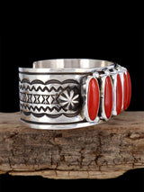 Pulsera de puño turquesa Natural Golden Hill de joyería nativa americana