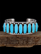 Bijoux amérindiens Bracelet manchette turquoise Golden Hill naturel