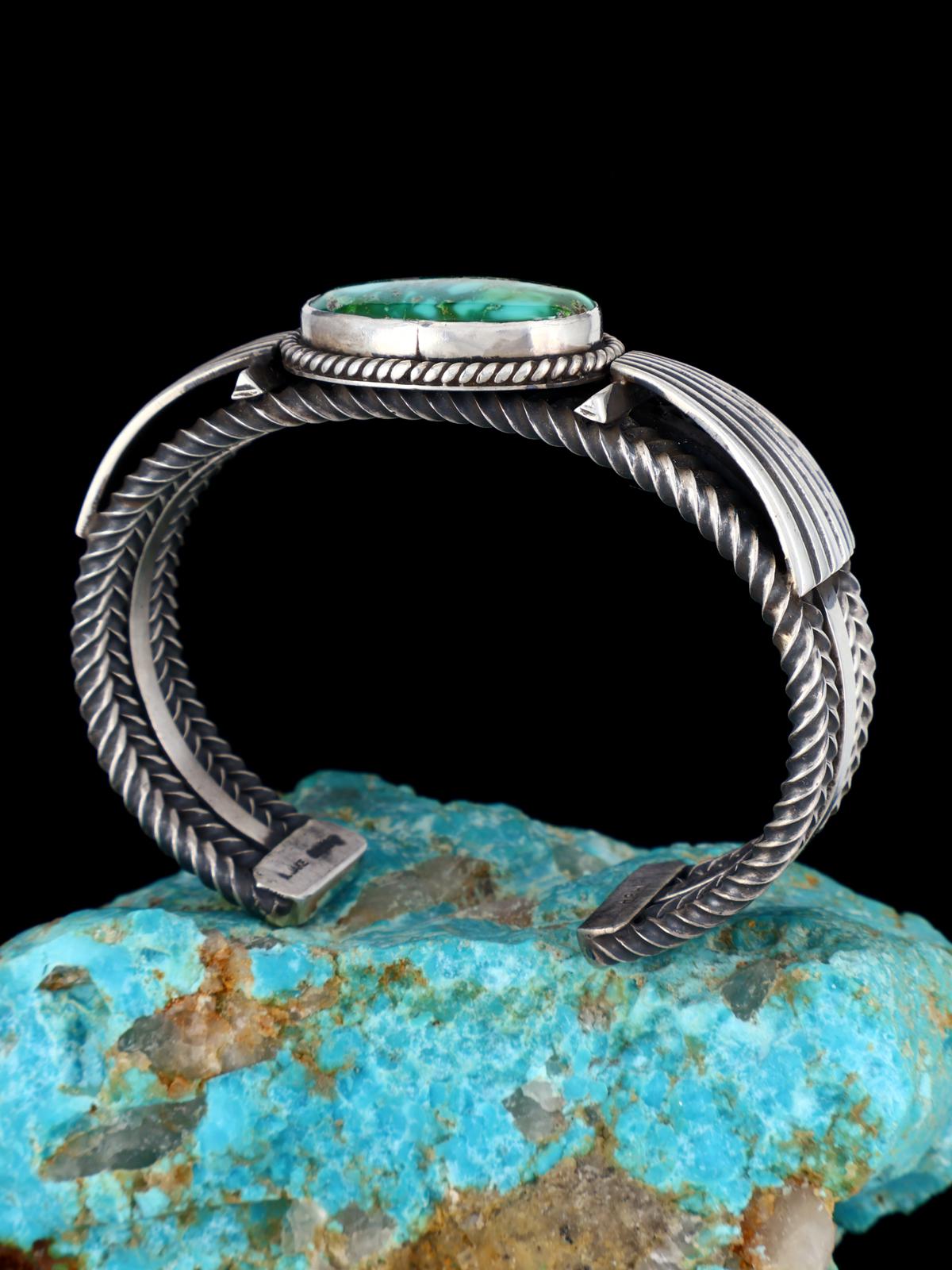 Joyería Nativa Americana Sonora Oro Pulsera Turquesa