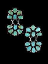 Boucles d'oreilles Navajo en argent sterling Sonora Gold Turquoise Post