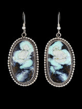Pendientes colgantes de plata de ley Navajo Spiny Oyster