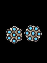 Pendientes indios nativos americanos turquesa Post Zuni