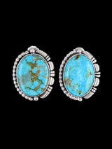 Navajo Sterling Silver Turquoise Post Earrings