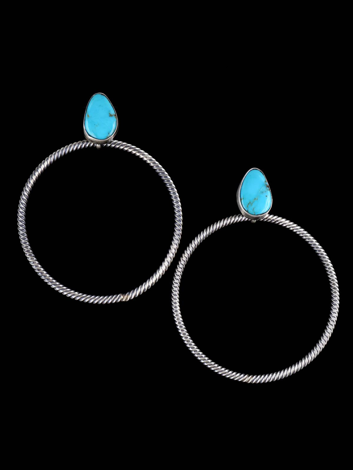Native American Jewelry Turquoise Post Earrings - PuebloDirect.com