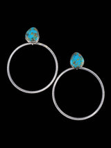 Native American Jewelry Turquoise Post Earrings - PuebloDirect.com