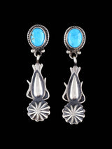Native American Jewelry Turquoise Post Earrings - PuebloDirect.com