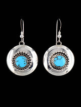Native American Egyptian Turquoise Dangle Earrings - PuebloDirect.com