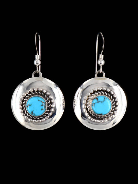 Native American Egyptian Turquoise Dangle Earrings - PuebloDirect.com