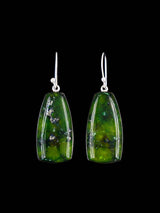 Navajo Sterling Silver Sonoran Mountain Dangle Earrings - PuebloDirect.com