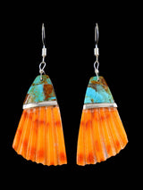 Santo Domingo Mosaic Dangle Shell Earrings