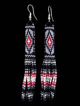 Native American Jewelry Beaded Dangle Earrings