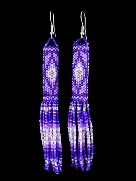 Native American Jewelry Beaded Dangle Earrings - PuebloDirect.com