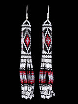 Pendientes colgantes con cuentas de joyería nativa americana