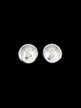 Navajo Sculpted Sterling Silver Post Earrings