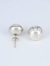 Navajo Sculpted Sterling Silver Post Earrings