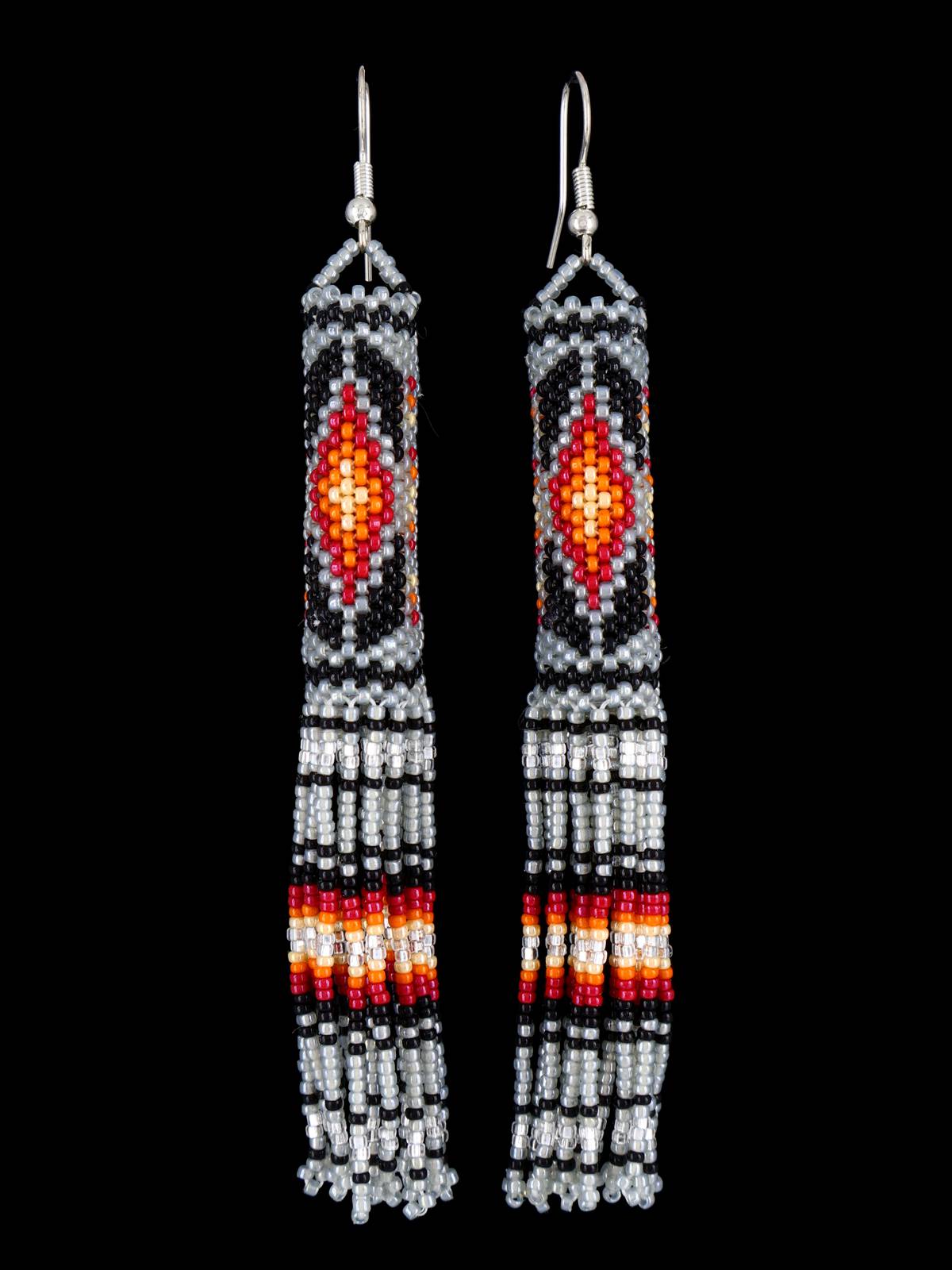 Native American Jewelry Beaded Dangle Earrings