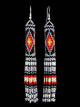 Native American Jewelry Beaded Dangle Earrings